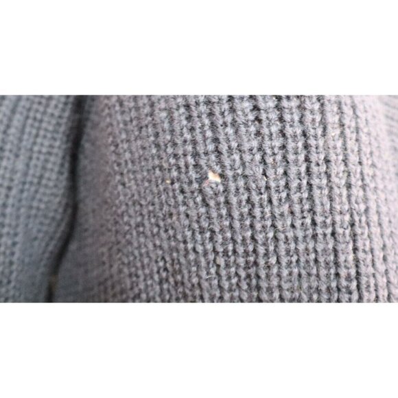 VINTAGE WOMEN'S NAVY BLUE CARDIGAN SWEATER - RIKI FOR CRAZY HORSE - SIZE S - Picture 2 of 6